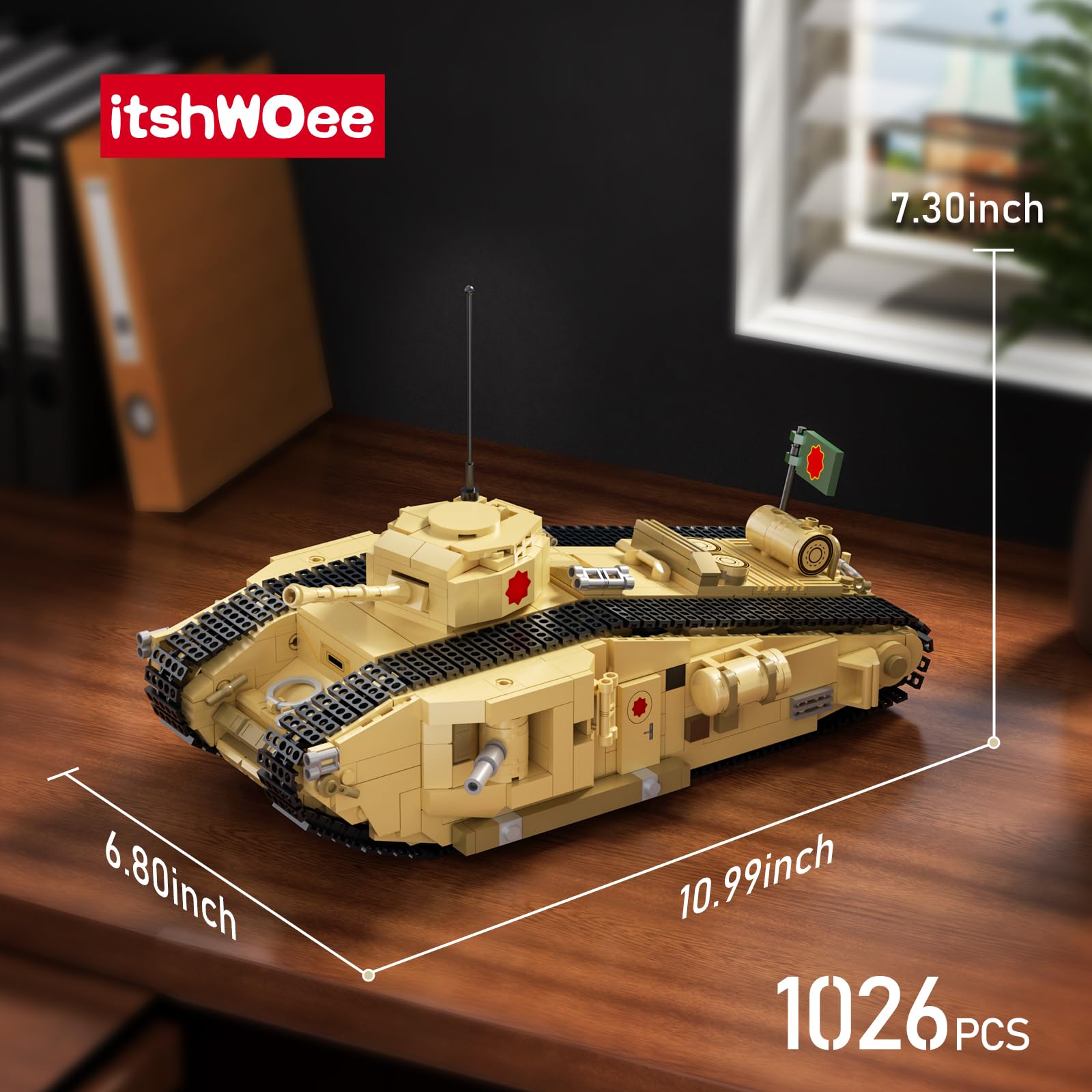 Amazon.co.jp: itshWOee WW2 戦車組み立てセット 男の子用 8-14 WW2
